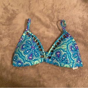 Hollister Printed Bikini Top